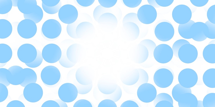 Foto círculo azul abstracto sobre fondo blanco