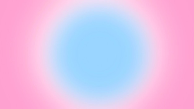 un círculo azul con un fondo rosa