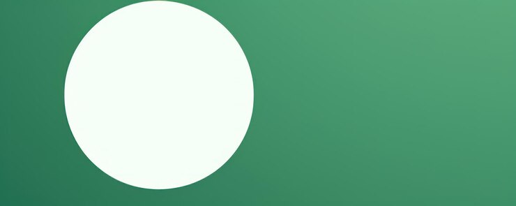 Foto círculo blanco con fondo verde pixel perfecto plano simple ar 52 v 52 id de trabajo 66af97fef7204c1eb4a00d3ea19958ce