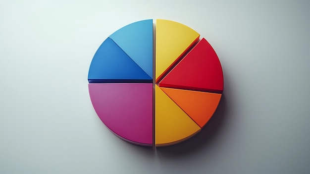 un círculo con un círculo amarillo y azul en él