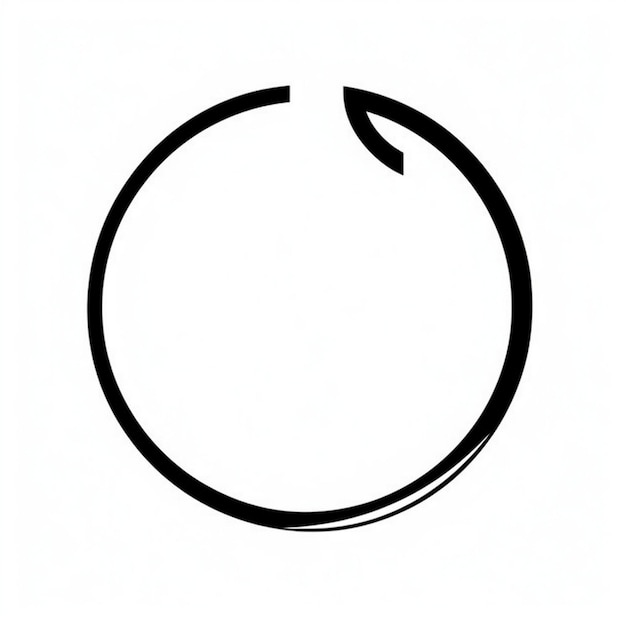 un círculo con un círculo en él