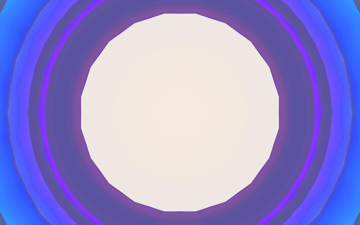 Foto un círculo con un círculo morado