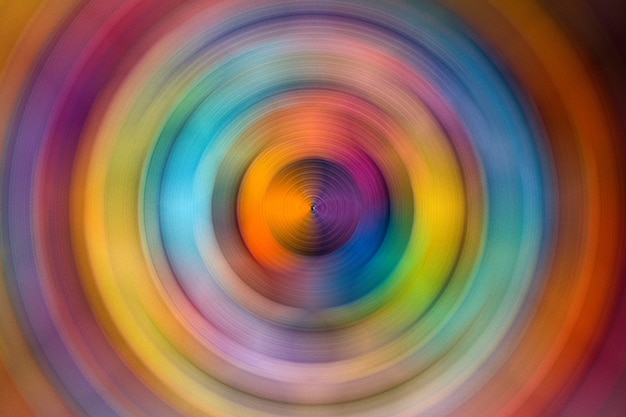 Círculo colorido desenfoque de fondo de efectos gráficos