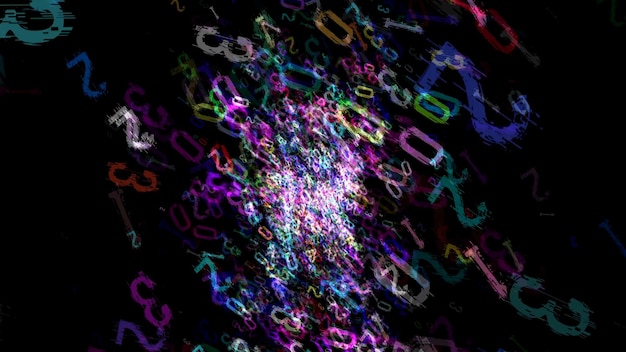 un círculo colorido de letras que dice axón