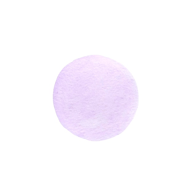 Círculo de aquarela, preenchimento, local roxo pintado à mão para uso em casamento, feriado, logotipo