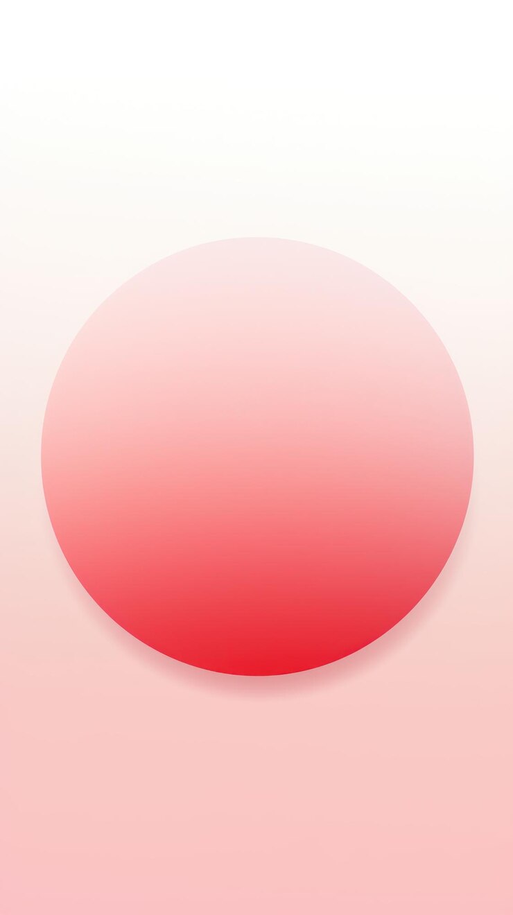 Foto círculo de gradiente minimalista círculo de graduado de color sutil en fondo blanco apagado