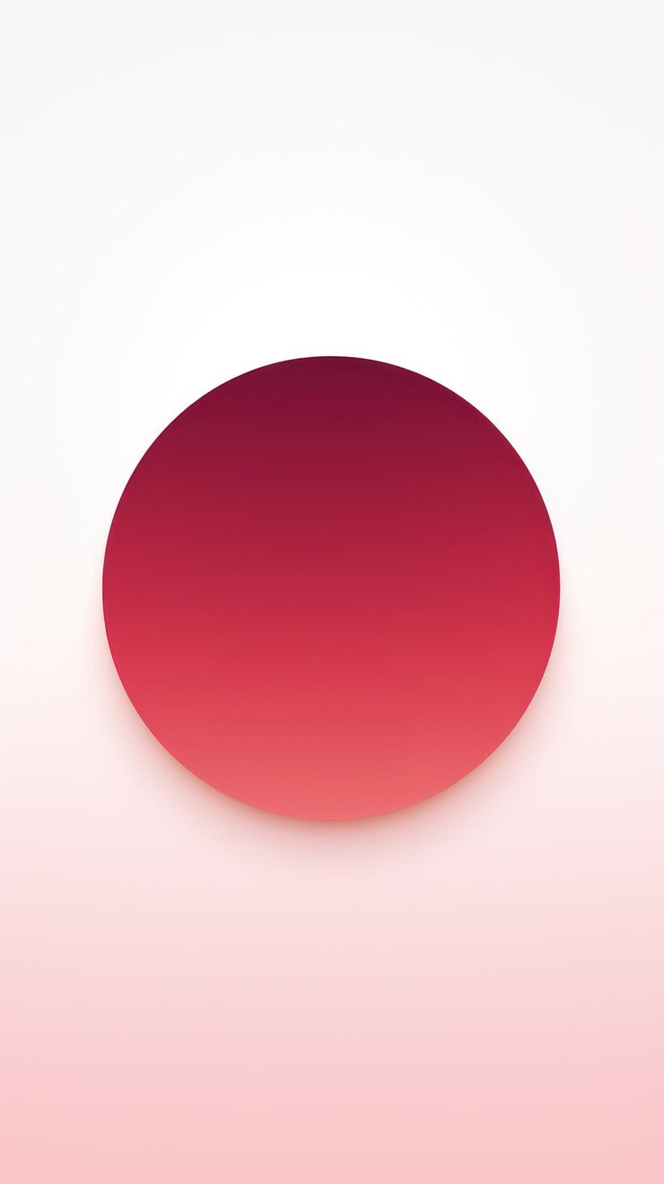 Foto círculo de gradiente minimalista círculo de graduado de color sutil en fondo blanco apagado