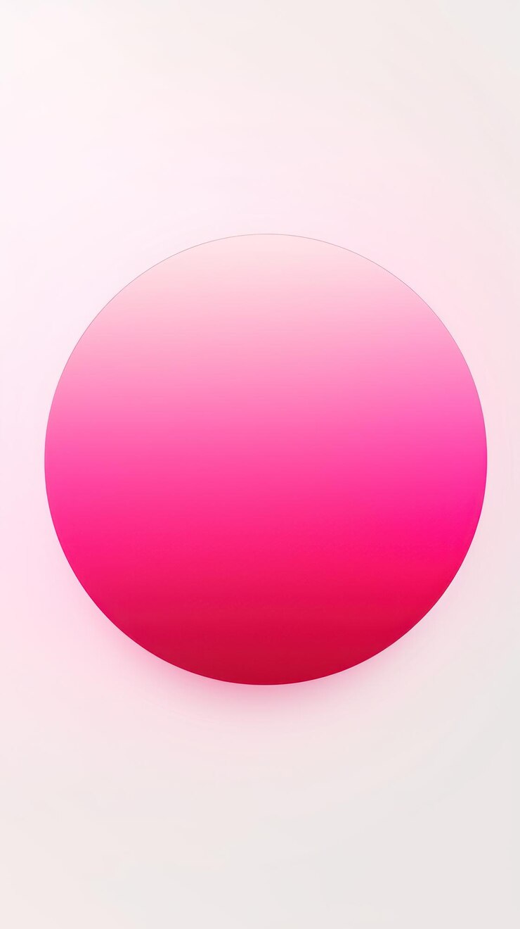 Foto círculo de gradiente minimalista de color magenta y sutil en fondo blanco ar 916 v 52 id de trabajo 050b4c5f58544917a26f028c305f2a44