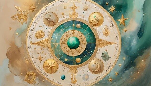 Círculo del horóscopo de la astrología