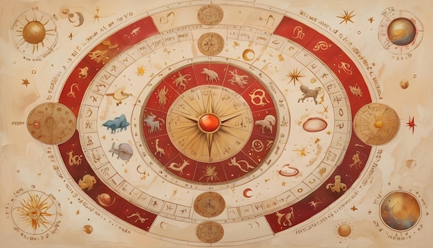 Círculo del horóscopo de la astrología