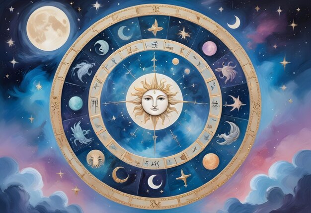 Círculo del horóscopo de la astrología