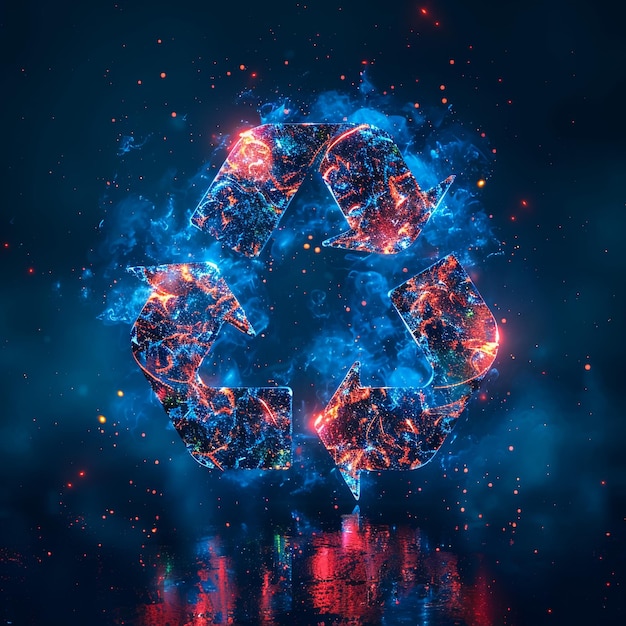 un círculo de luces con el número x en él