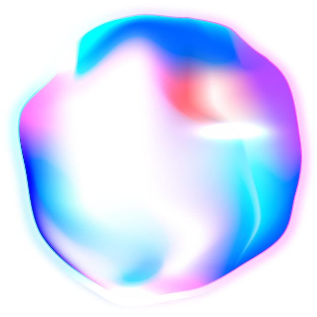 Círculo de tecnología de asistente virtual gráfico png en rosa neón