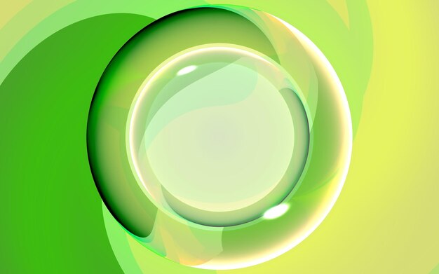 Un círculo verde con un fondo verde con un círculo verde en el medio.