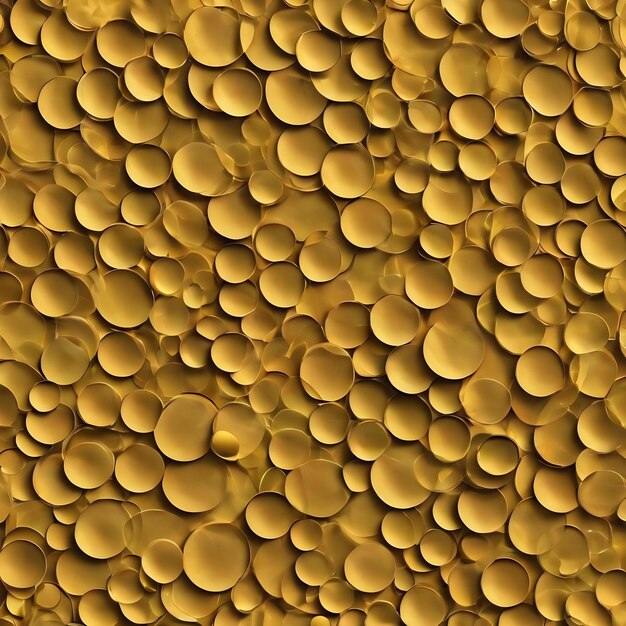 Foto círculos misturados amarelos fundo abstrato