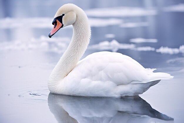 Foto cisne no lago