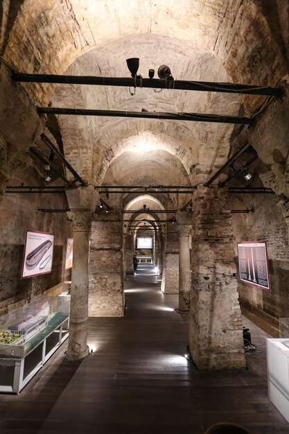 Cisterna romana histórica em Istambul Turquia