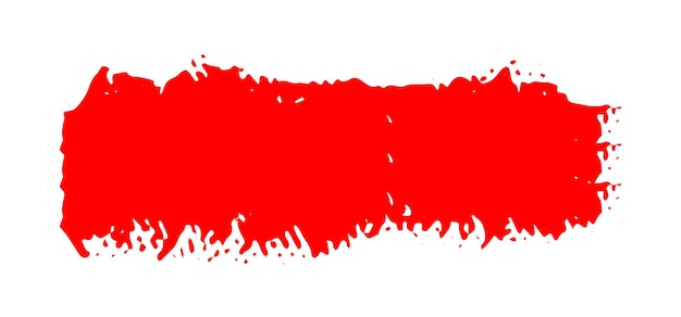 Cita de diseño de texto o información de texto aislada dibujada a mano con pincel de tinta de color rojo