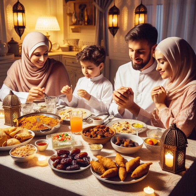 citações inspiradoras de Ramadã exibidas em caligrafia elegante contra um fundo de mesquita calmante