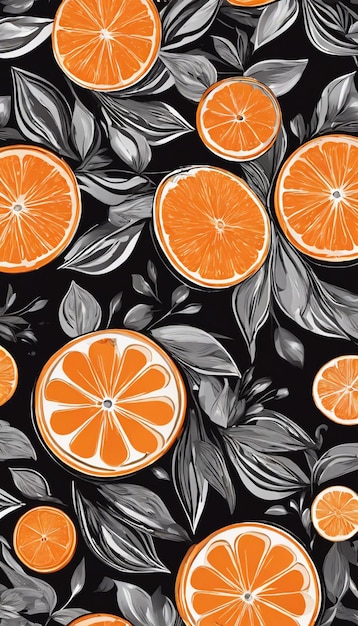 Citrinos radiantes explorando a vitalidade da laranja