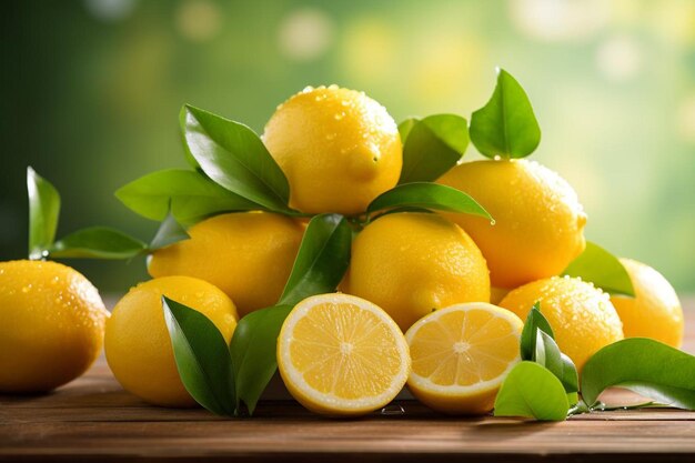 Citrus Dream Fresh Yellow Lemon Best Lemon fotografia de imagens