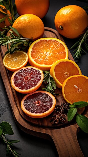 Citrus esenciales ricos en vitamina C para el impulso de la fruta de la temporada fría Bienestar de invierno