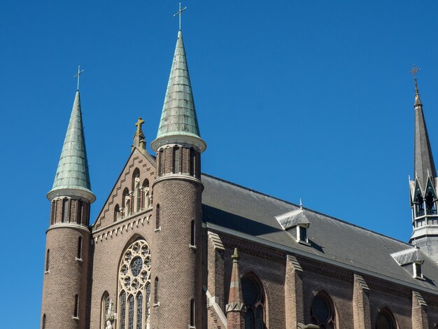 Foto la ciudad de alkmaar