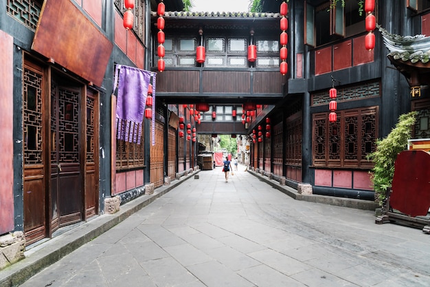 Ciudad antigua de Koi en Chengdu, China