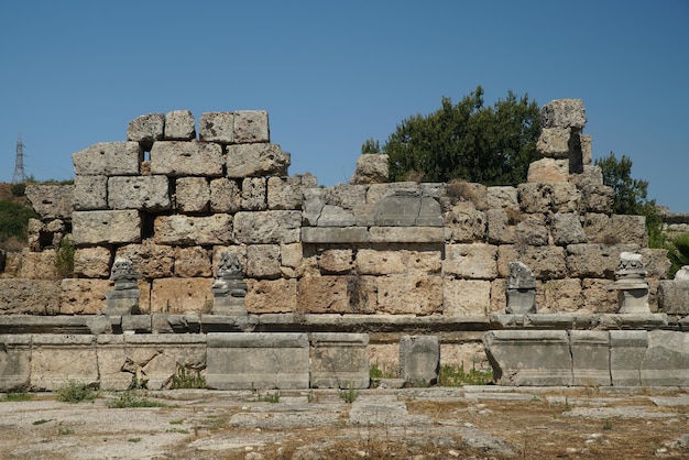 Ciudad antigua de Perge en Antalya Turkiye