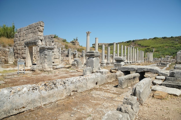 Ciudad antigua de Perge en Antalya Turkiye