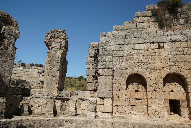 Ciudad antigua de Perge en Antalya Turkiye