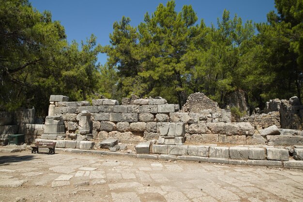 Ciudad antigua de Phaselis en Kemer Antalya Turkiye