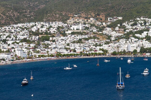 Ciudad de Bodrum desde Mugla Turquía