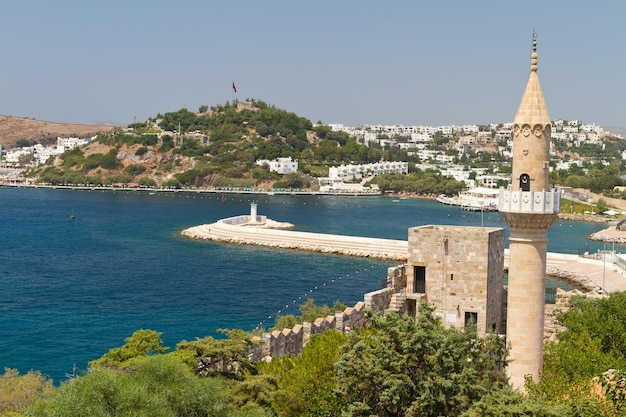 Ciudad de Bodrum desde Mugla Turquía