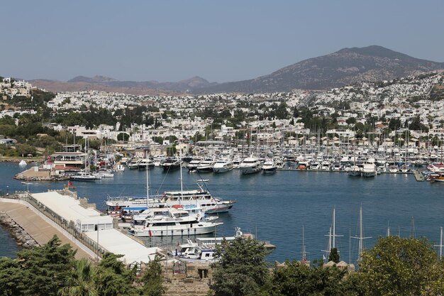 Ciudad de Bodrum en Turquía