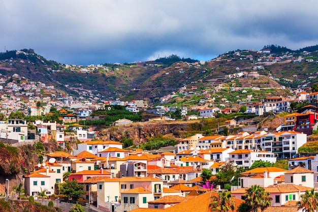 Ciudad de Camara Lobos en Madeira Portugal