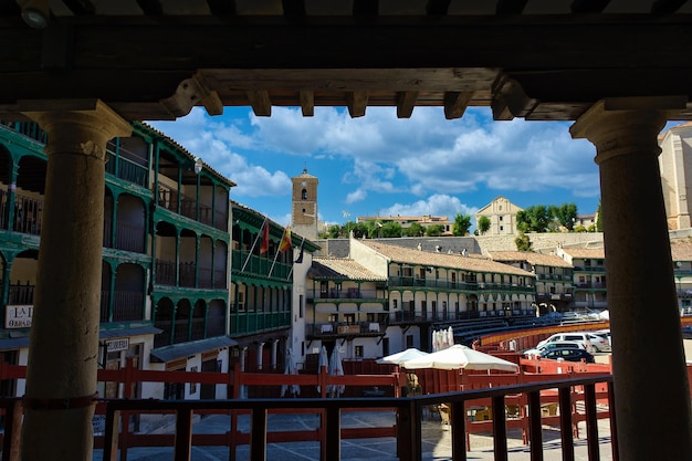 La ciudad de Chinchon, provincia de Madrid, España