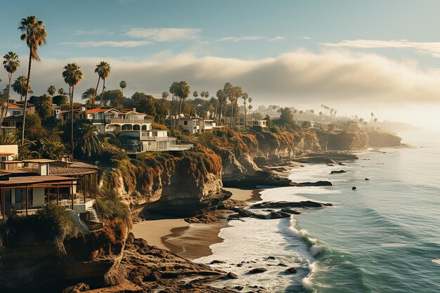 Ciudad costera en California