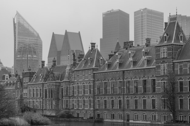 Foto la ciudad de den haag en los países bajos