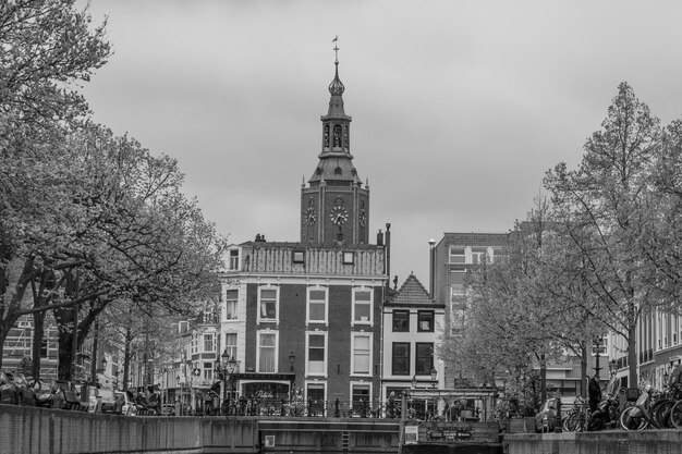 Foto la ciudad de den haag en los países bajos