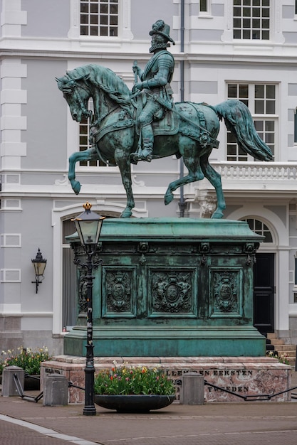 Foto la ciudad de den haag en los países bajos