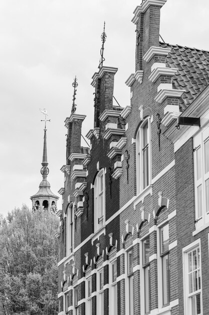 Foto la ciudad de dordrecht en los países bajos