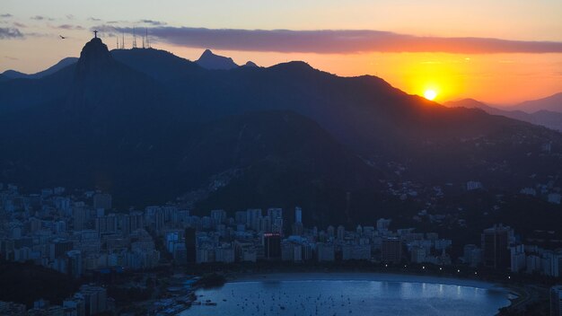 Foto una ciudad es la capital