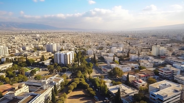 Foto una ciudad es la capital