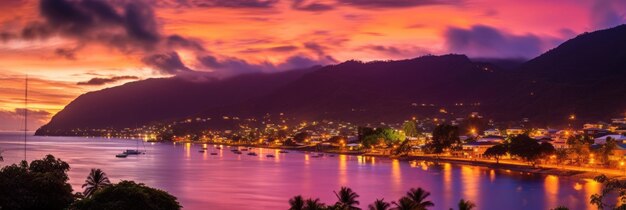 Una ciudad es una ciudad en la isla de hawaii