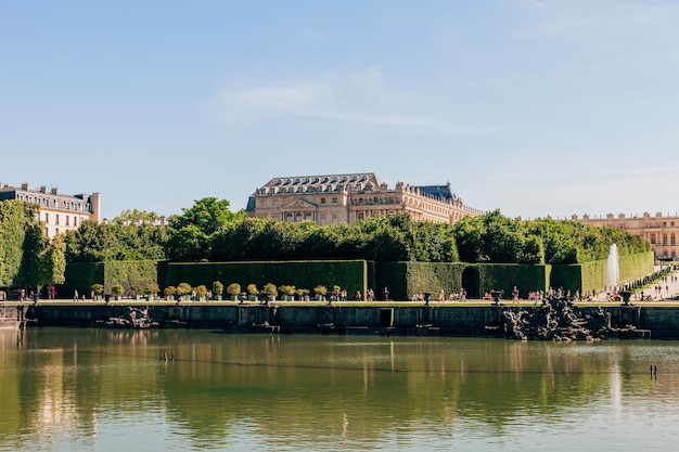 Ciudad francesa de Versalles, palacio y jardín de Versalles