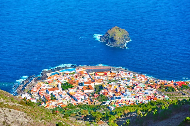 Ciudad de Garachico en la costa de Tenerife, Islas Canarias