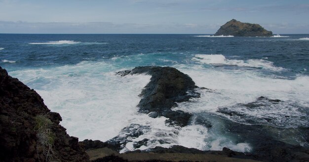 Ciudad de Garachico y costa volcánica Tenerife Islas Canarias