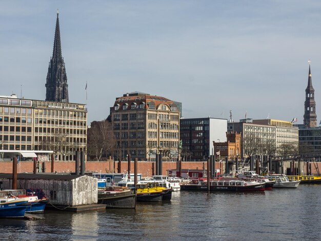 Foto la ciudad de hamburgo