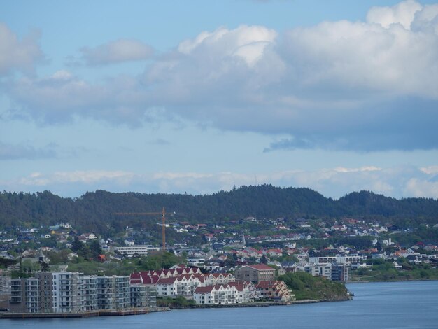 Ciudad de Haugesund en Noruega.